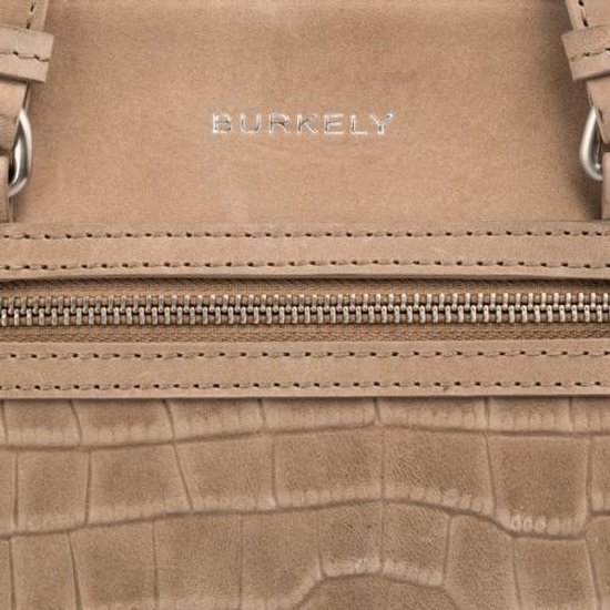 BURKELY Croco Cody Handbag S - Grijs