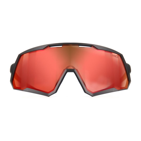 Sinner Pace zonnebril - Mat zwart - Fiets lens