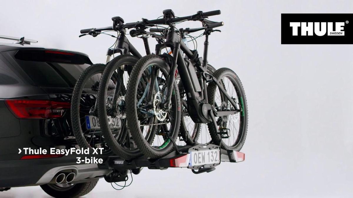 Thule EasyFold XT 3 934 Fietsendrager - 3 fietsen - 13 polig