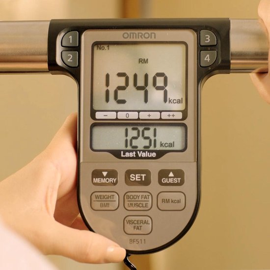 Omron BF511 - Personenweegschaal - Blauw