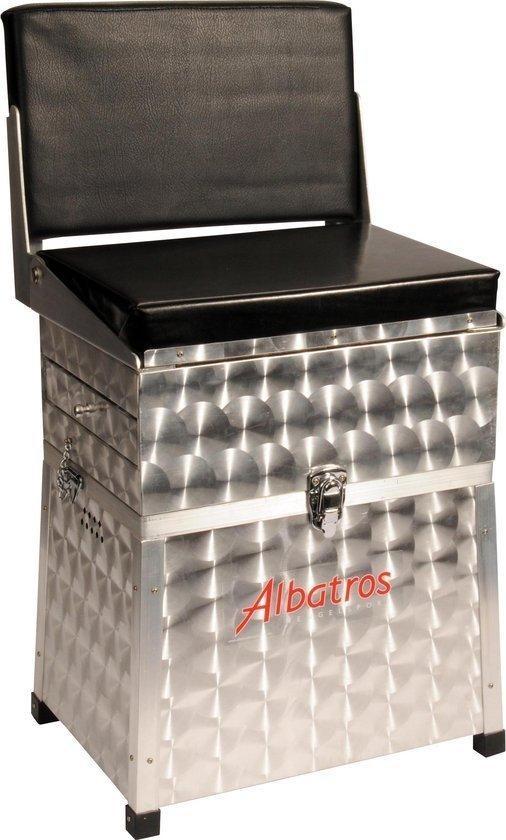 Demomodel - Albatros Aluminium Zitmand - 36 x 25 x 46 cm - Grijs