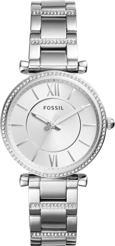 Fossil Zilverkleurig Vrouwen Horloge - 35 mm