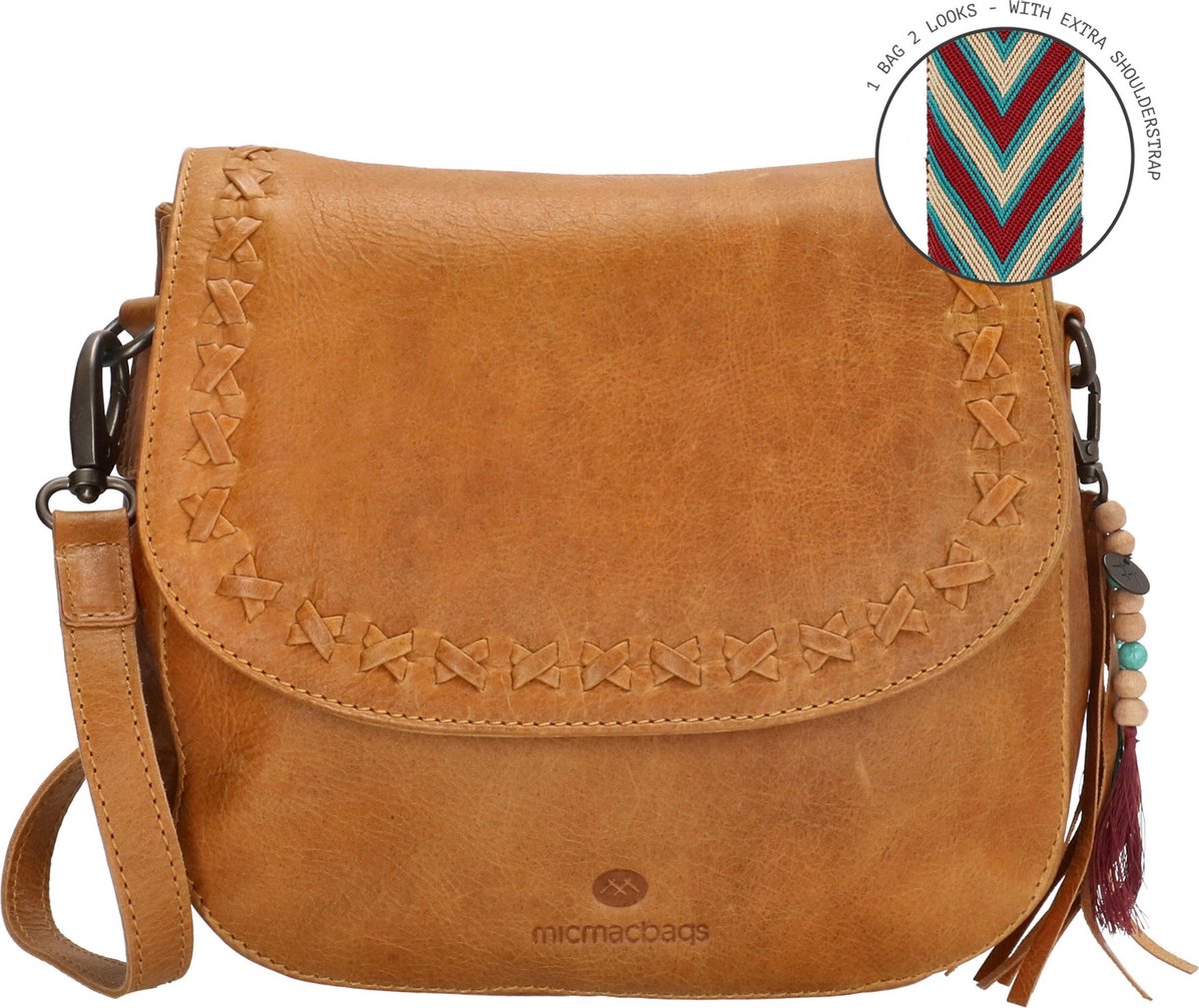 Micmacbags Friendship - Schoudertas - Camel