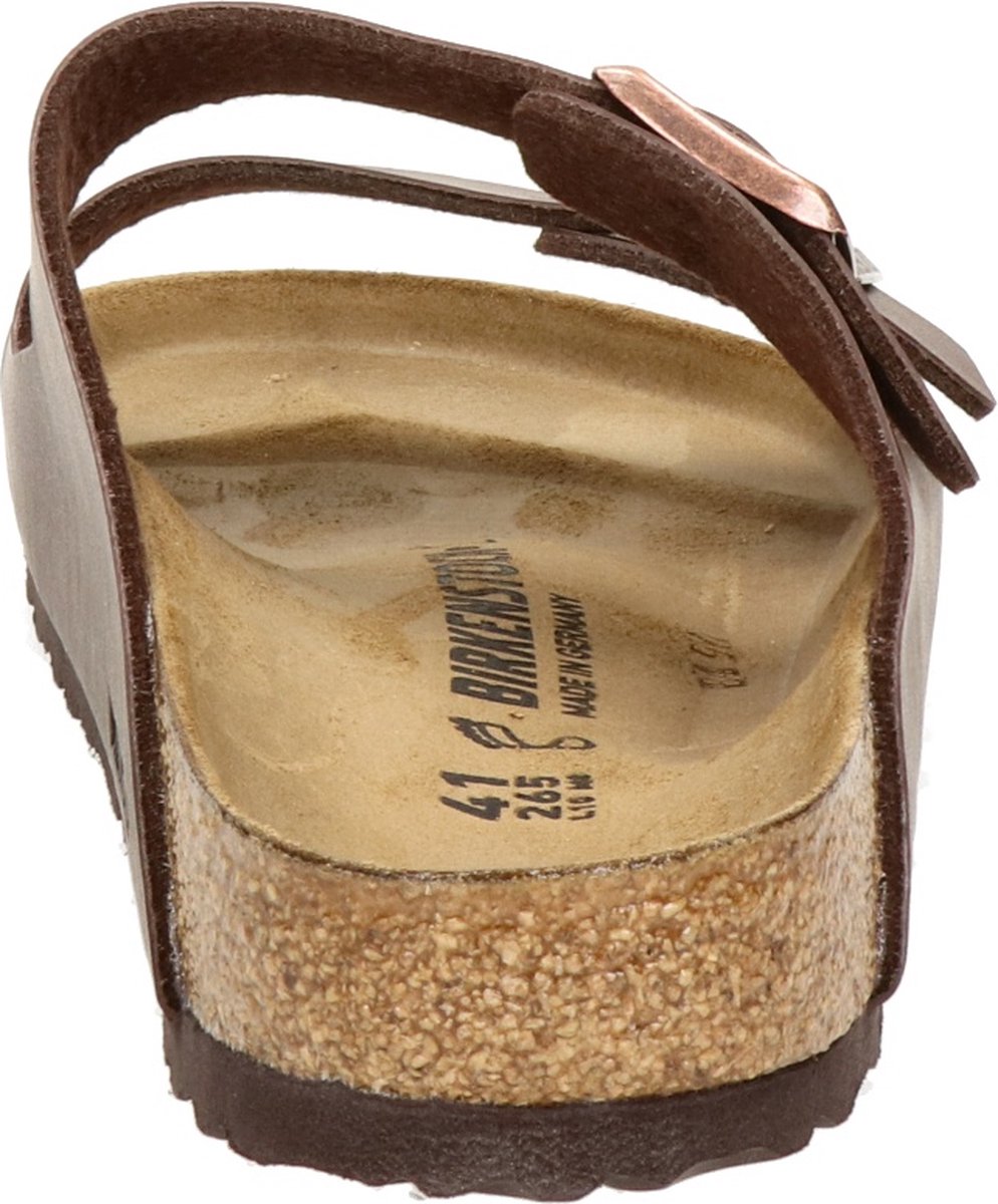 Birkenstock - Maat 43 - Arizona Heren Slippers Regular fit - Brown