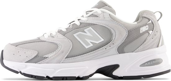 sneaker, running shoe, mesh, grey, rubber sole