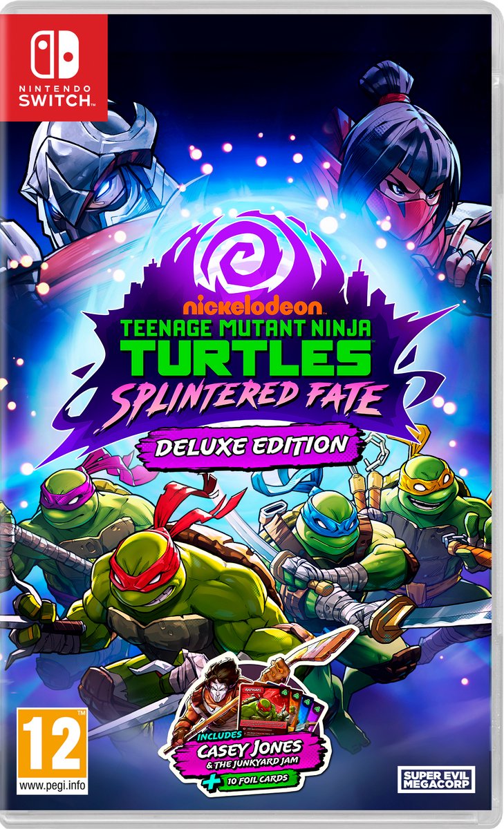  Teenage Mutant Ninja Turtles,  Deluxe Edition,  Nickelodeon,  Splintered Fate,  Switch game