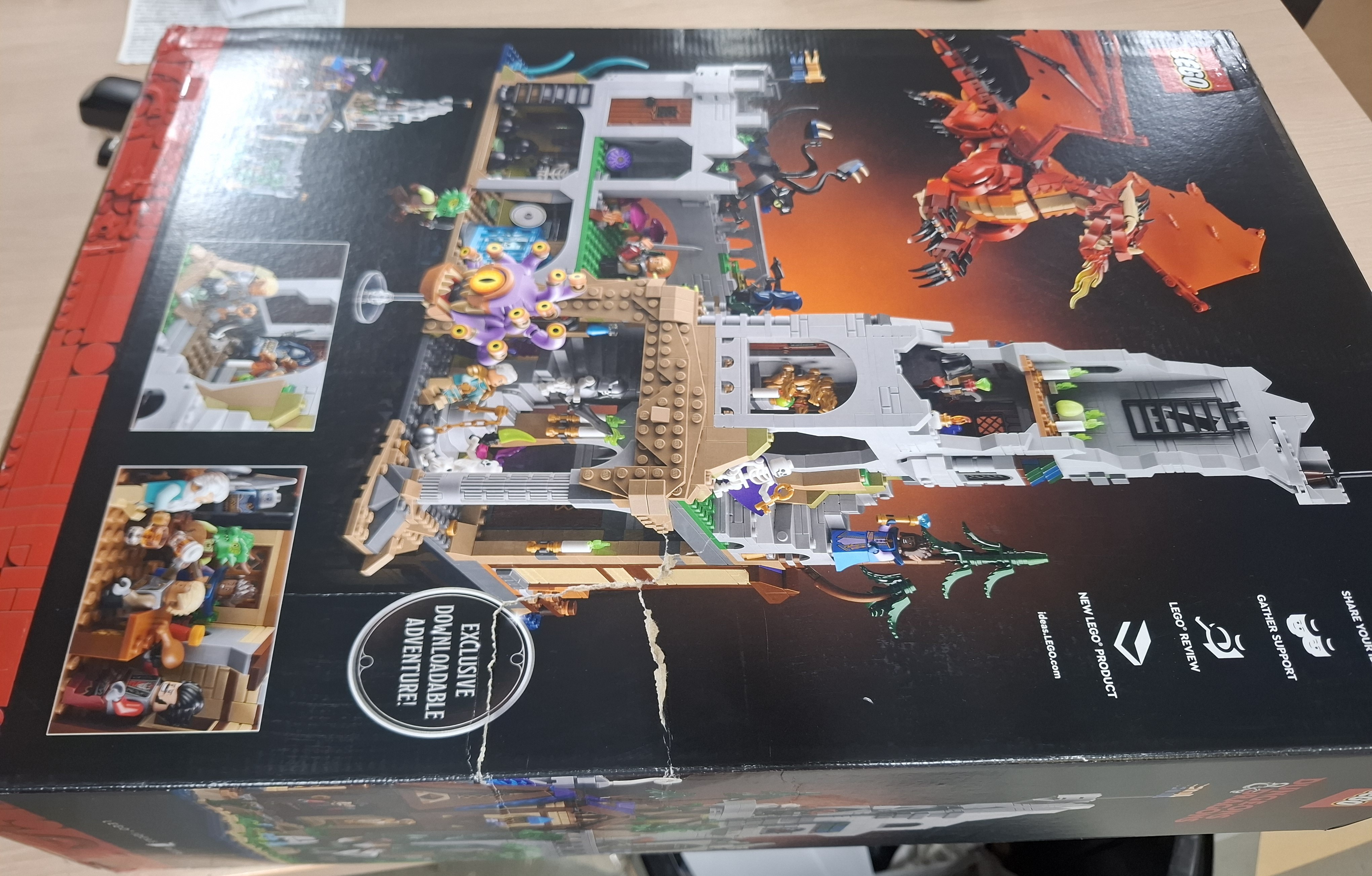 LEGO Ideas Dungeons & Dragons - het verhaal van de rode draak - 21348