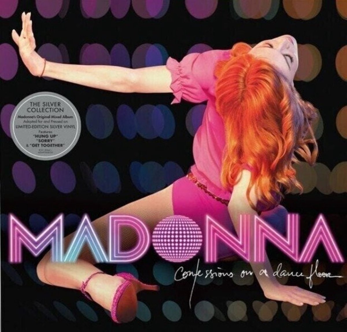 dance, pink, neon, Madonna, disc