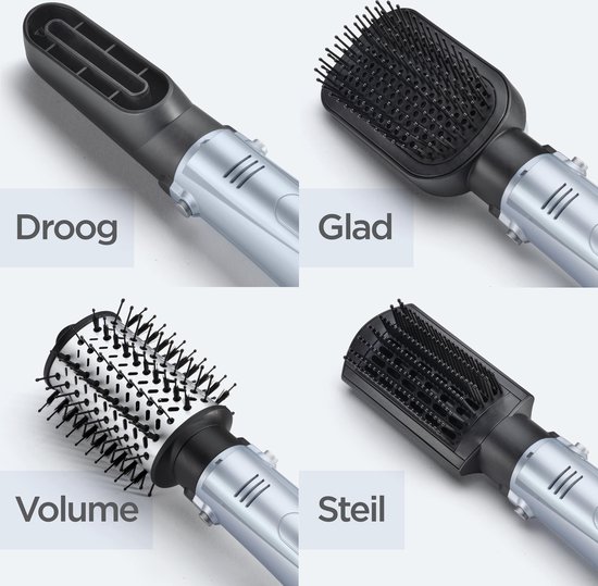 BaByliss Hydro-Fusion Smooth & Shape Föhnborstel AS774E - Advanced Dual Ionic Airstyler, 1000W, Plas