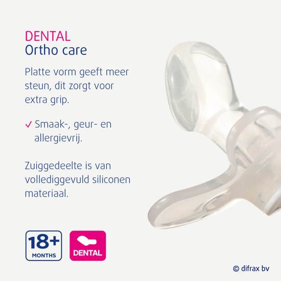 Difrax Fopspeen Dental 18+ maanden - Zaya