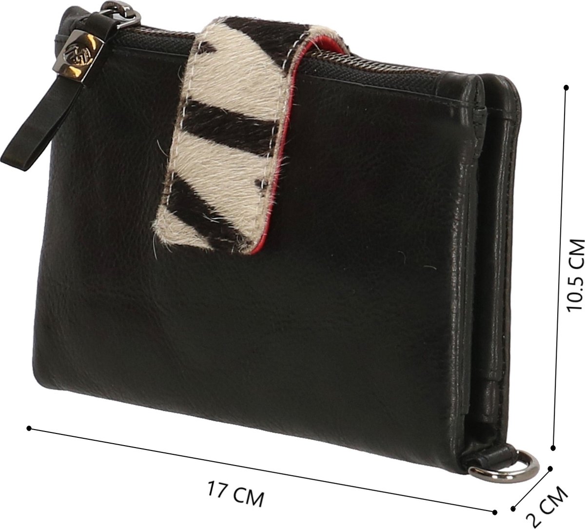 Micmacbags Wildlife Portemonnee - Zwart