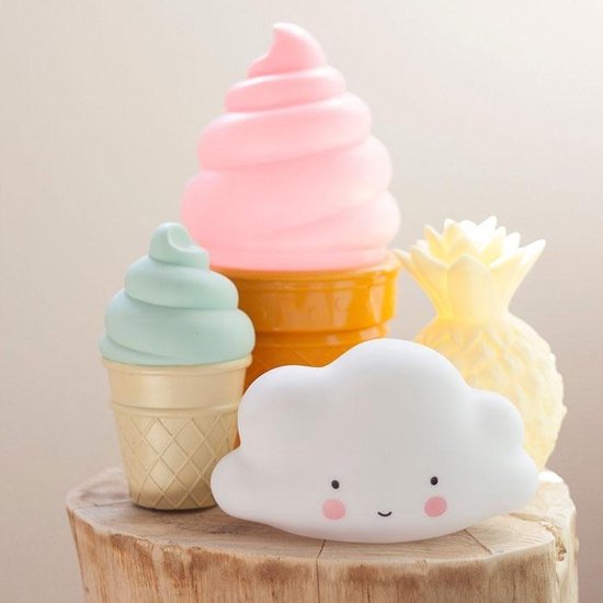 Lampje kinderkamer : Wolk - wit