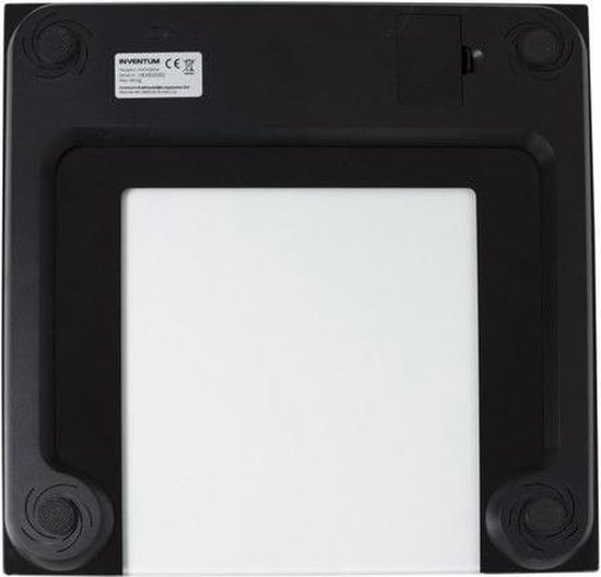 Inventum PW708ZW - Personenweegschaal - Zwart/Grijs