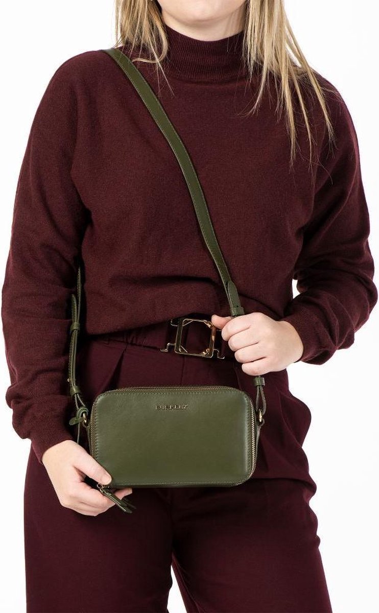 BURKELY PARISIAN PAIGE CROSSOVER BOX Dames Crossbodytas - Groen