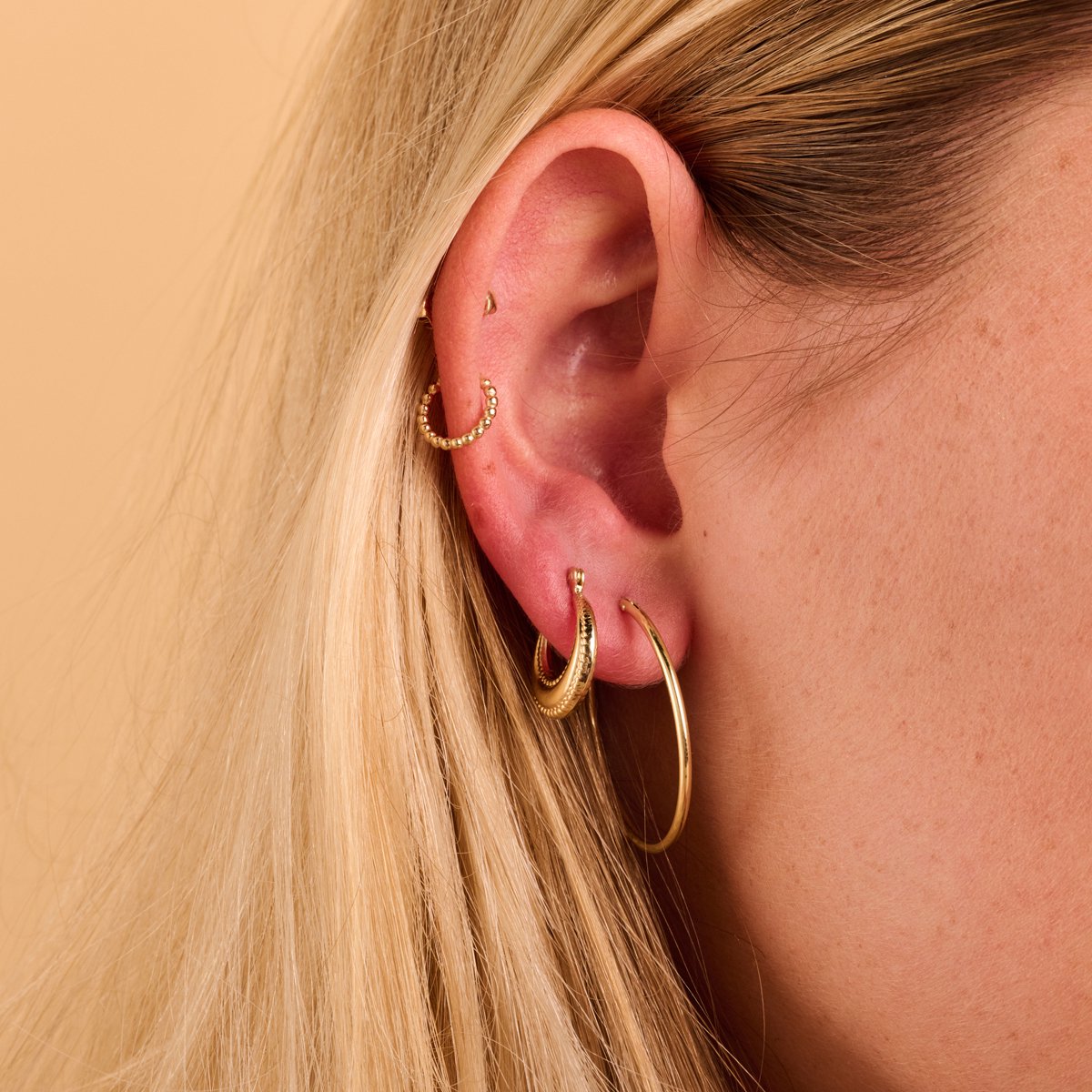 Sparkle14 Earcuff Bolletjes - Goud