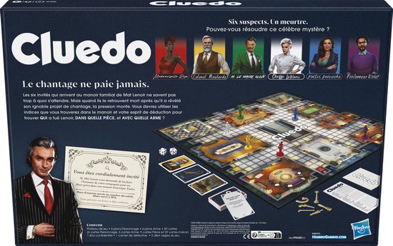 Cluedo - Bordspel Nieuwe variant - Gezelschapsspel