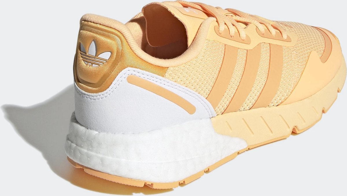 adidas ZX 1K Boost W Dames Sneakers - 38 - Acid Orange/Hazy Orange/Ftwr White