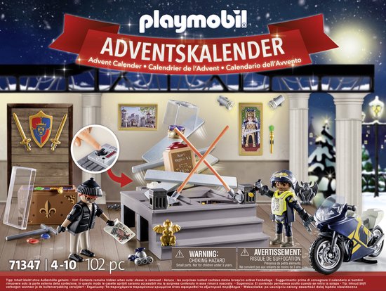 PLAYMOBIL Adventskalender Politie museumdiefstal - 71347