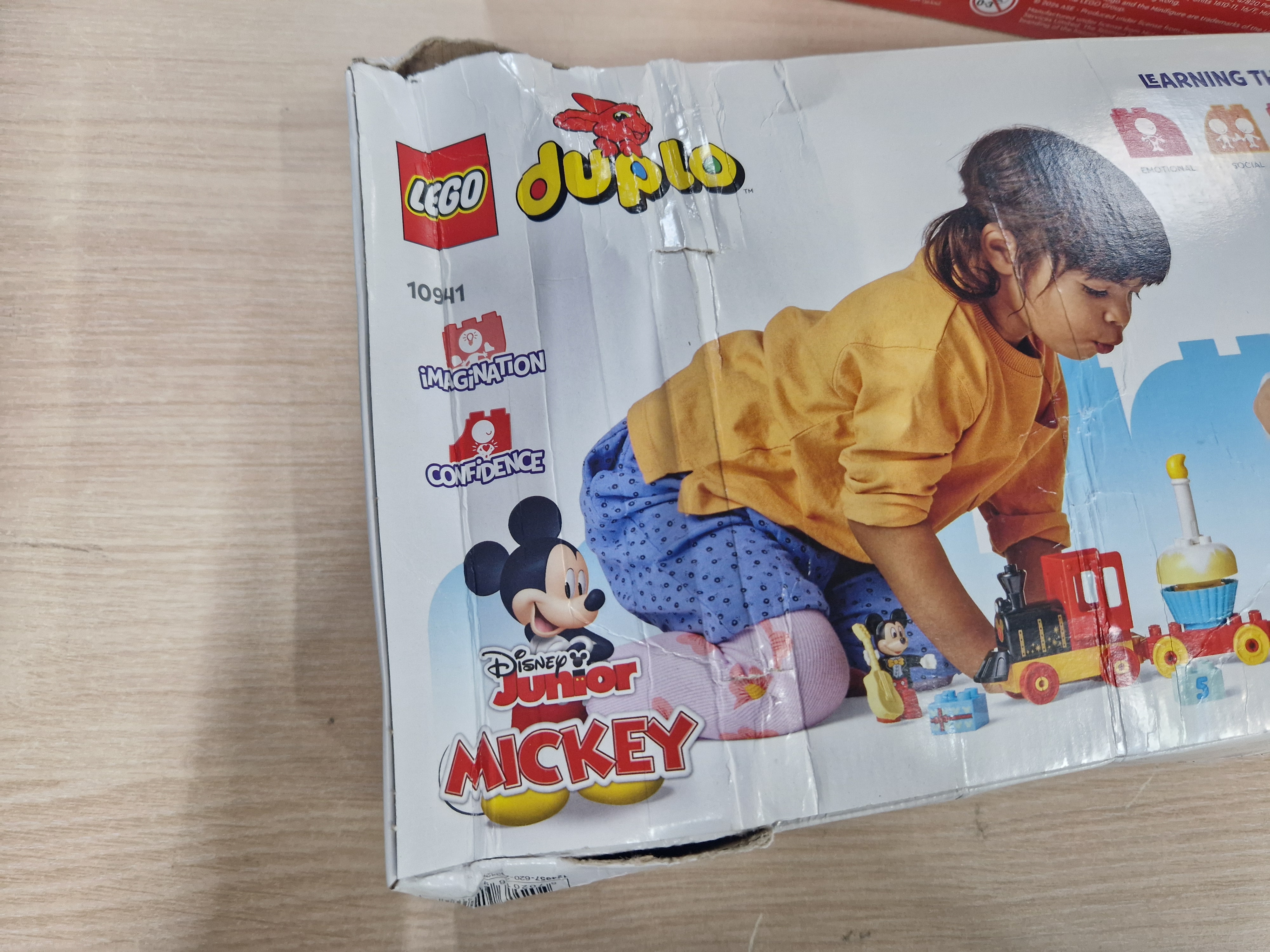 LEGO DUPLO Disney Mickey & Minnie Verjaardagstrein, Bouwbaar Speelgoed voor Peuters 10941