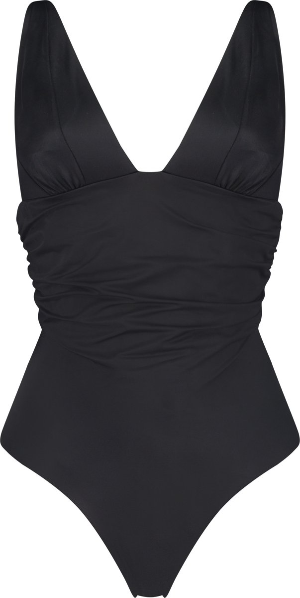 Hunkemöller - maat 40 - Dames Badmode Badpak Luxe - Zwart