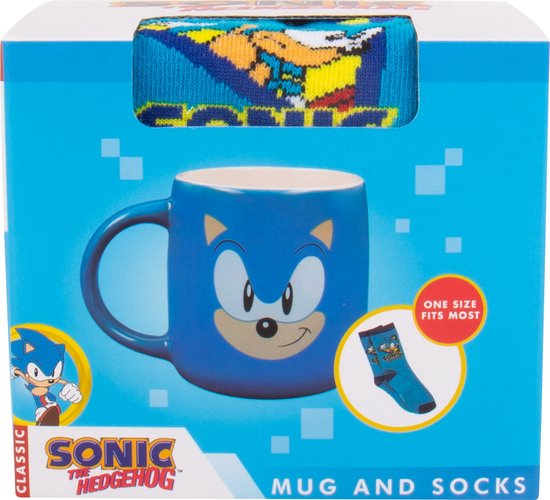 Sonic the Hedgehog - beker & sokken - cadeaupakket