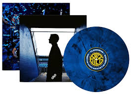 vinyl, plaat, blauw, inter milan, logo