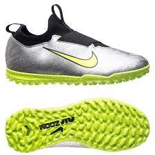 Nike Jr. Zoom Mercurial Vapor 15 Academy - Maat 38 - XXV TF Voetbal schoenen kinderen zilver