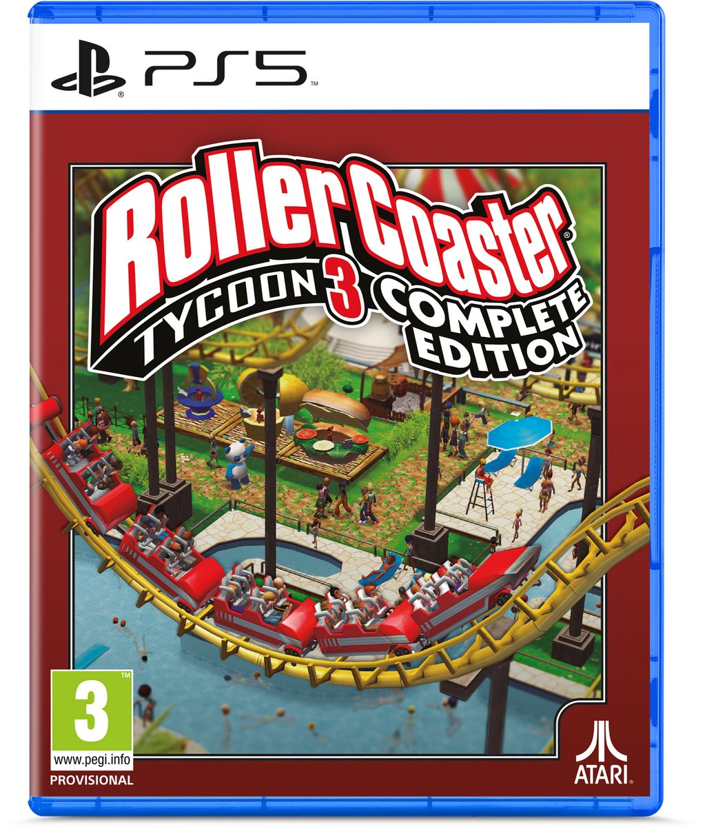 spel PS5, achtbaan, tycoon, complete editie, pc/console game
