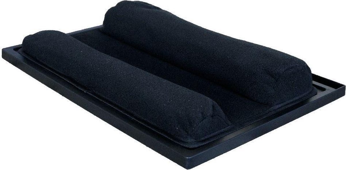 IVOL verstelbaar Laptopkussen kunststo  Zwart - Laptoptafel voor in Bed - Schootkussen - badstof