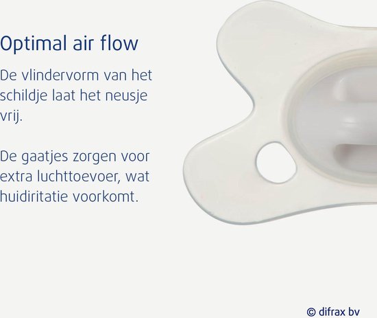 Difrax Fopspeen - Natural - 0-6 Maanden - Remi