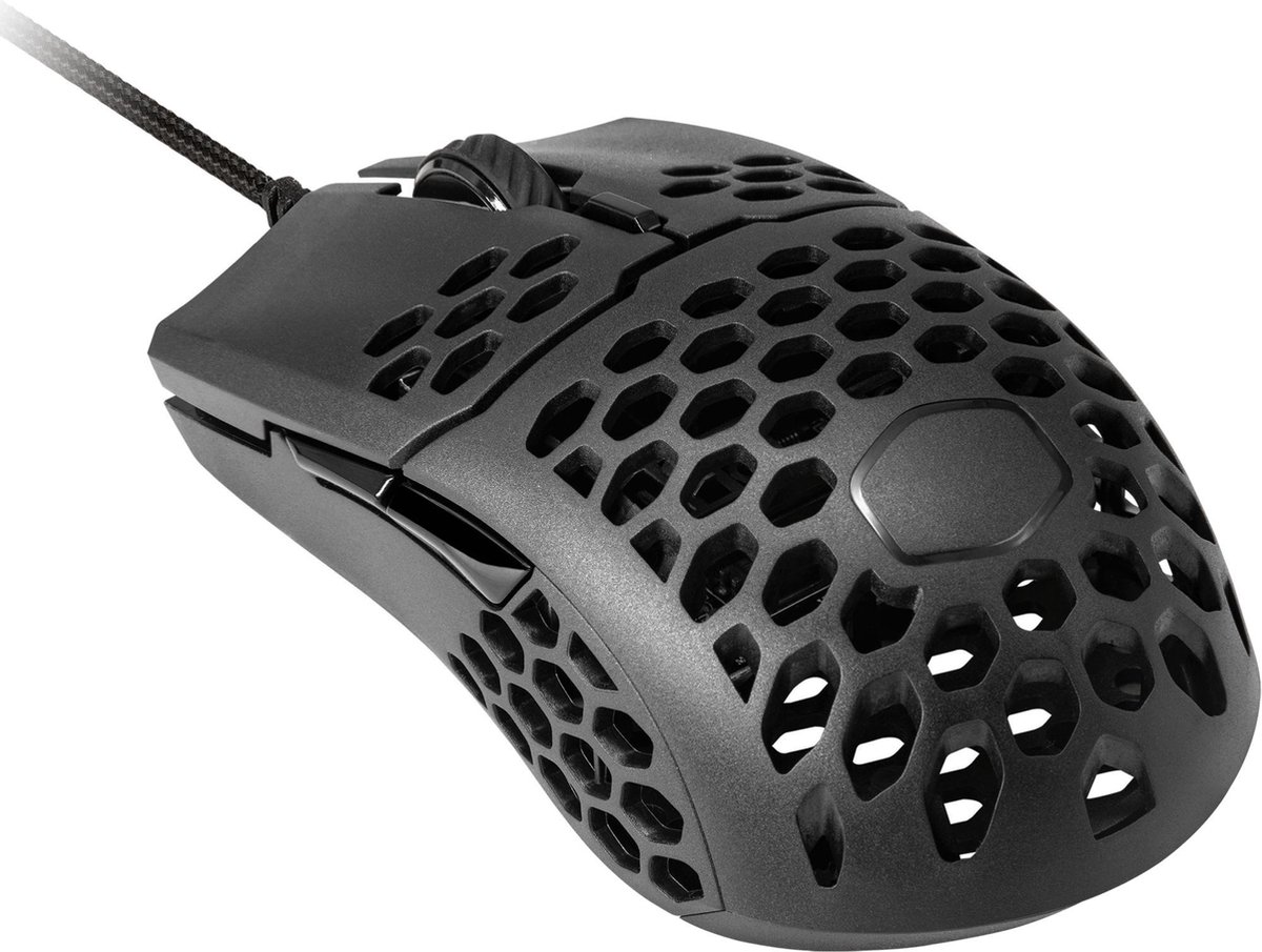 Cooler Master MM710 Light Gaming Muis - 16000DPI - Matte Black