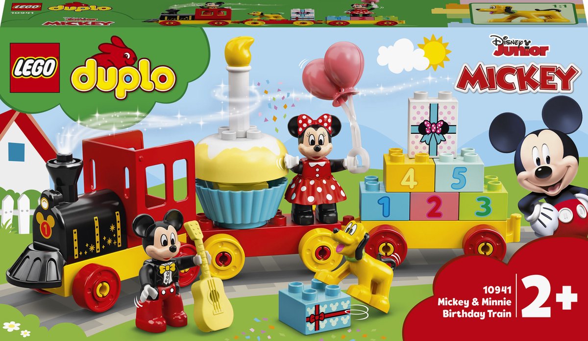 lego, duplo, trein, mickey, muis, blokjes, cadeau, taart, speelset, kids