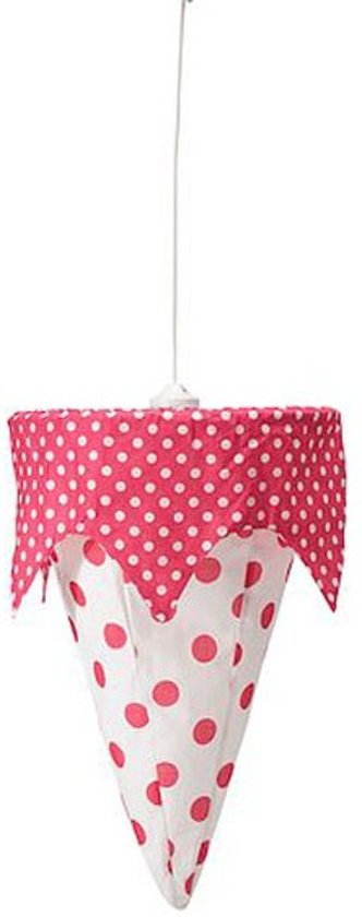 5d07-e863-43ad-9b2b-bf8c6de2ee81 Jollein Dots - Lampenkap - (excl. pendel) - Fuchsia