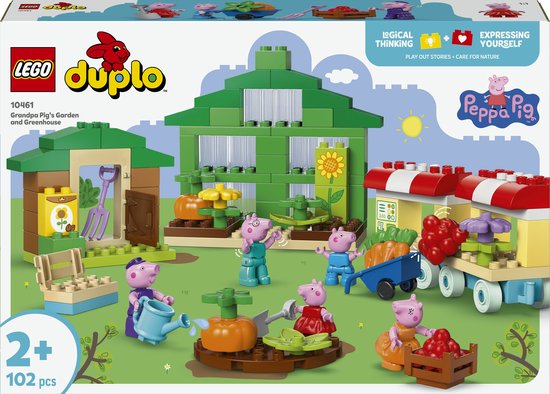 LEGO DUPLO Peppa Big De Tuin en Kas van Opa Big Set - 10461