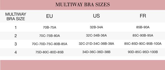 MAGIC Bodyfashion Multiway Bra - Latte - Maat 4
