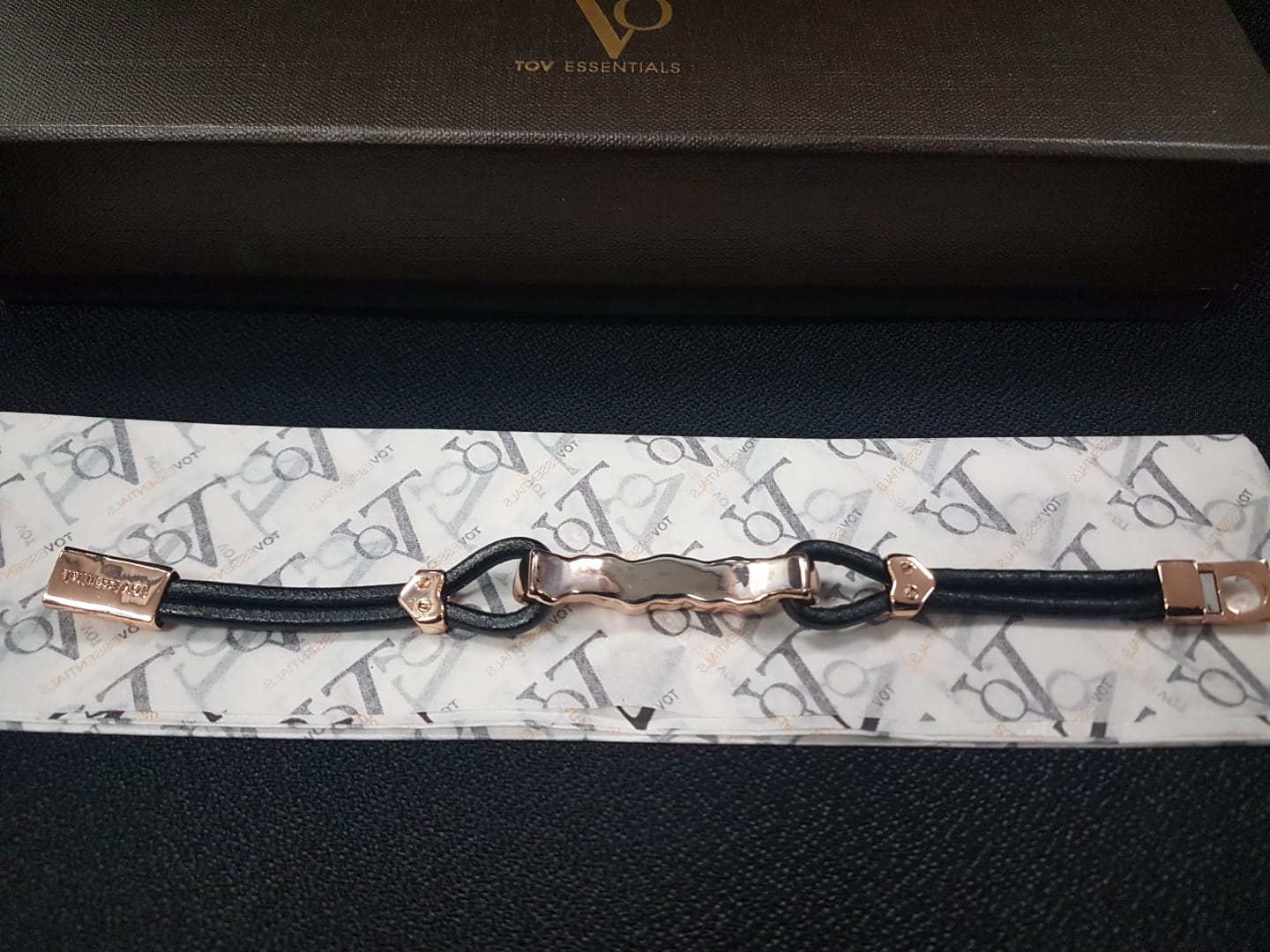 TOV ESSENTIALS ARMBAND - OAK Leren - Armband