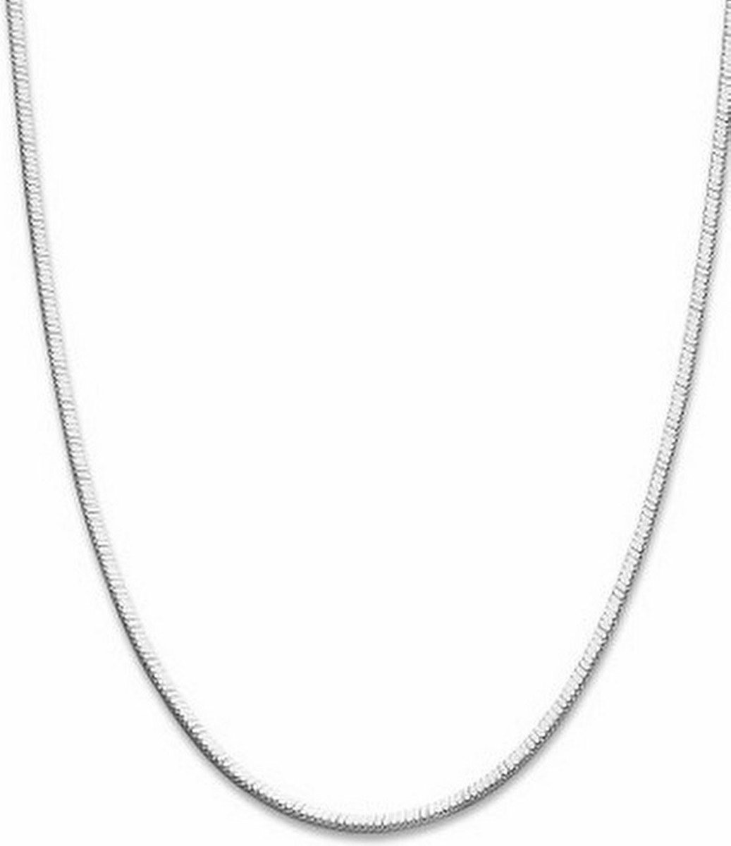Casa Jewelry Collier Snaky Zilver gerhodineerd 45 cm