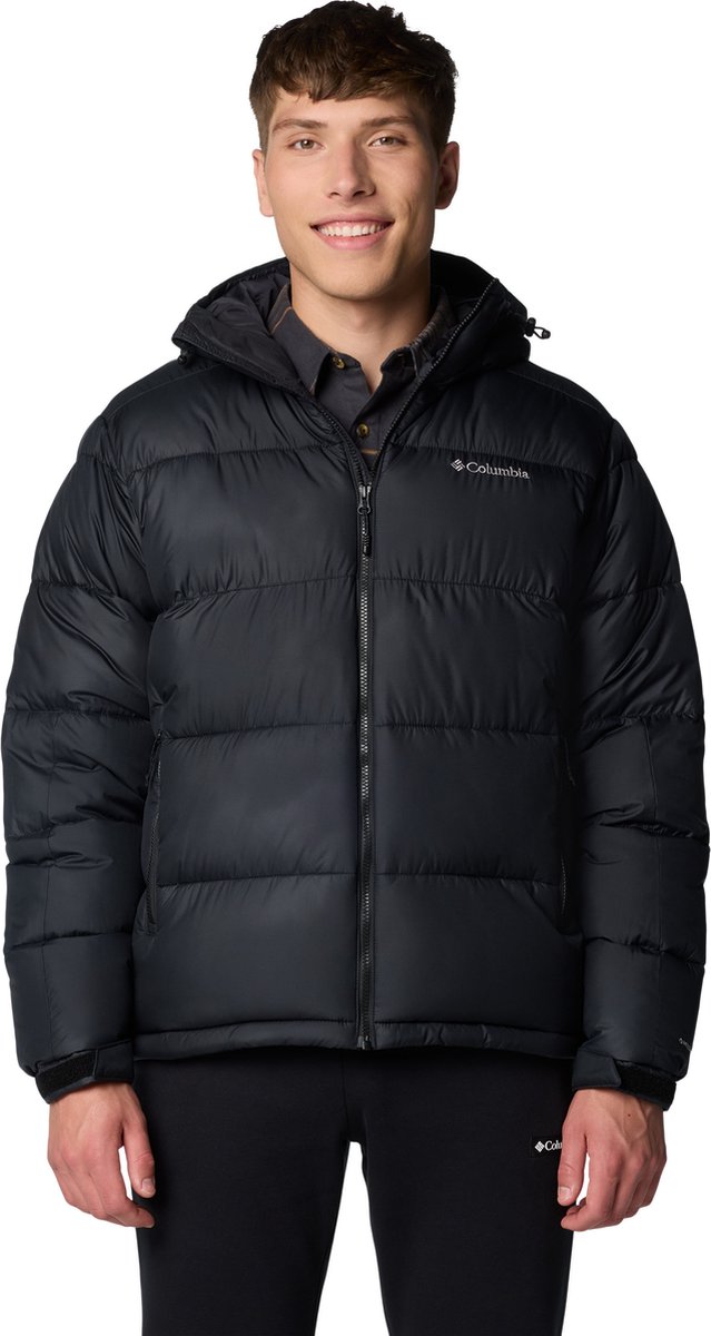 jas, puffer, kap: hooded?, zwart, Columbia