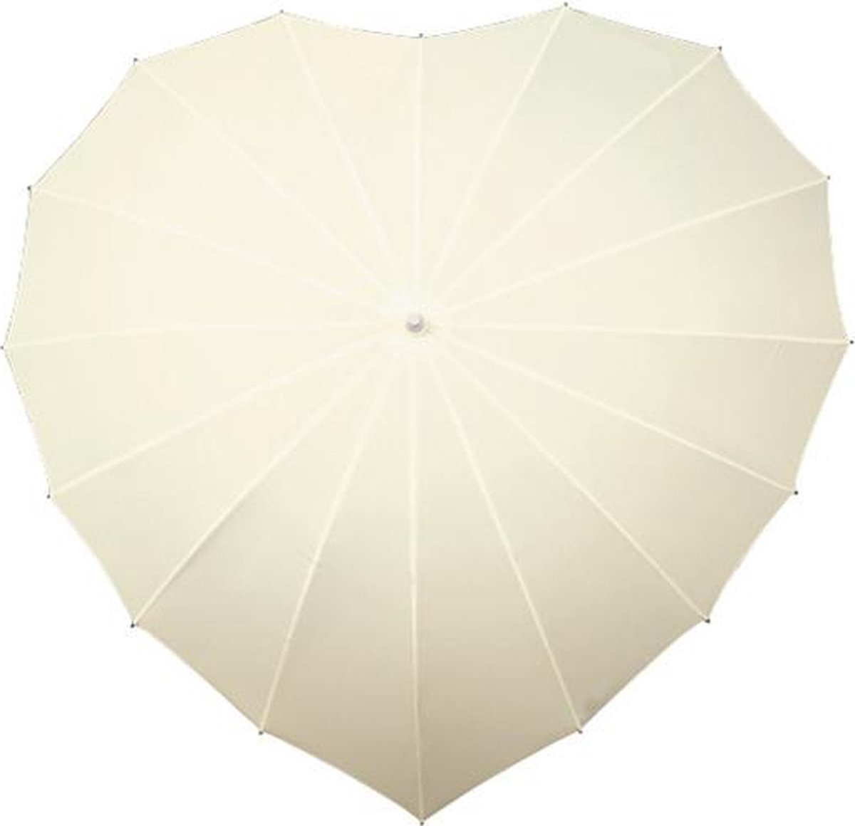paraplu, umbrella, wit, creme, egaleero