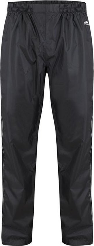 Mac in a Sac Full Zipper Regenbroek - Zwart - Maat XXL