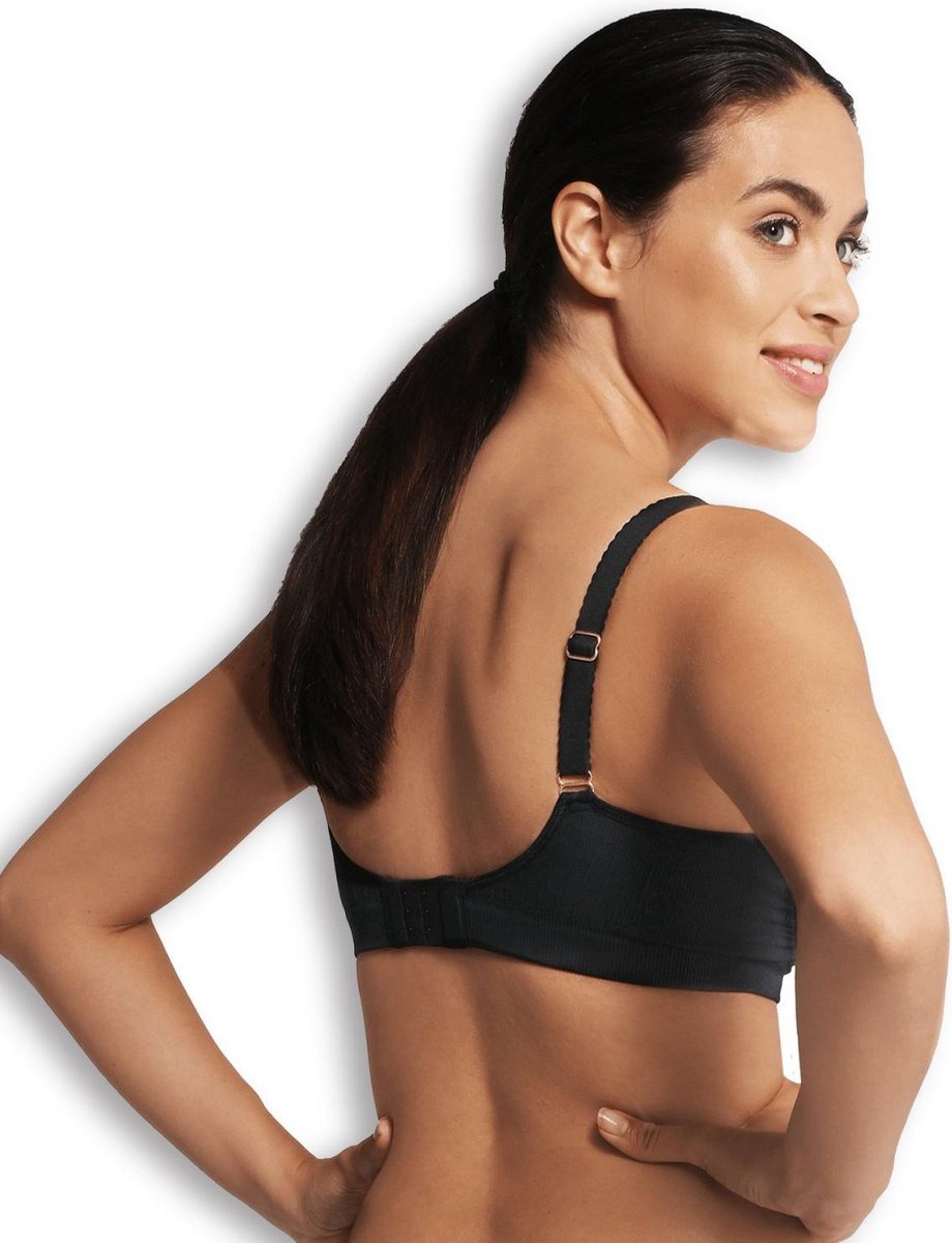 Carriwell - XL - Carrigel Voedingsbeha - met Gel-beugel – Blokjes Zwart