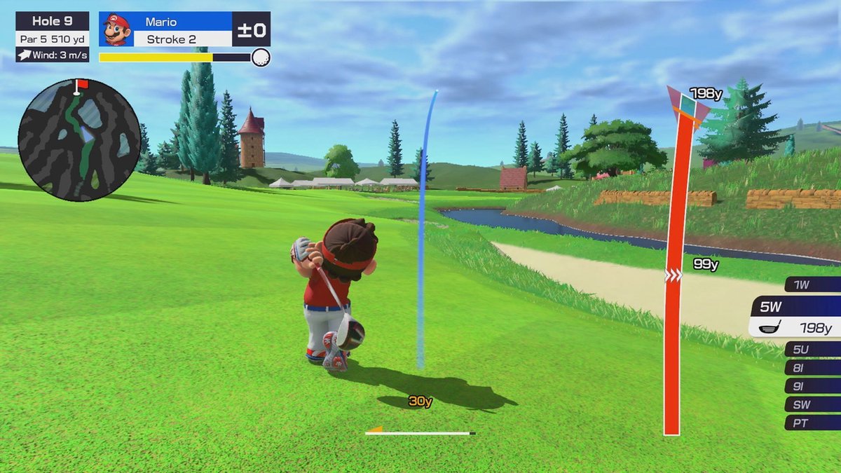 golfspel, speler, schoten, greens, putten