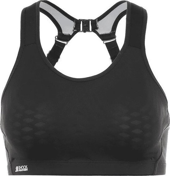 Shock Absorber - Maat 85E - Ultimate Fly Bra Sportbeha Dames - Black-Grey