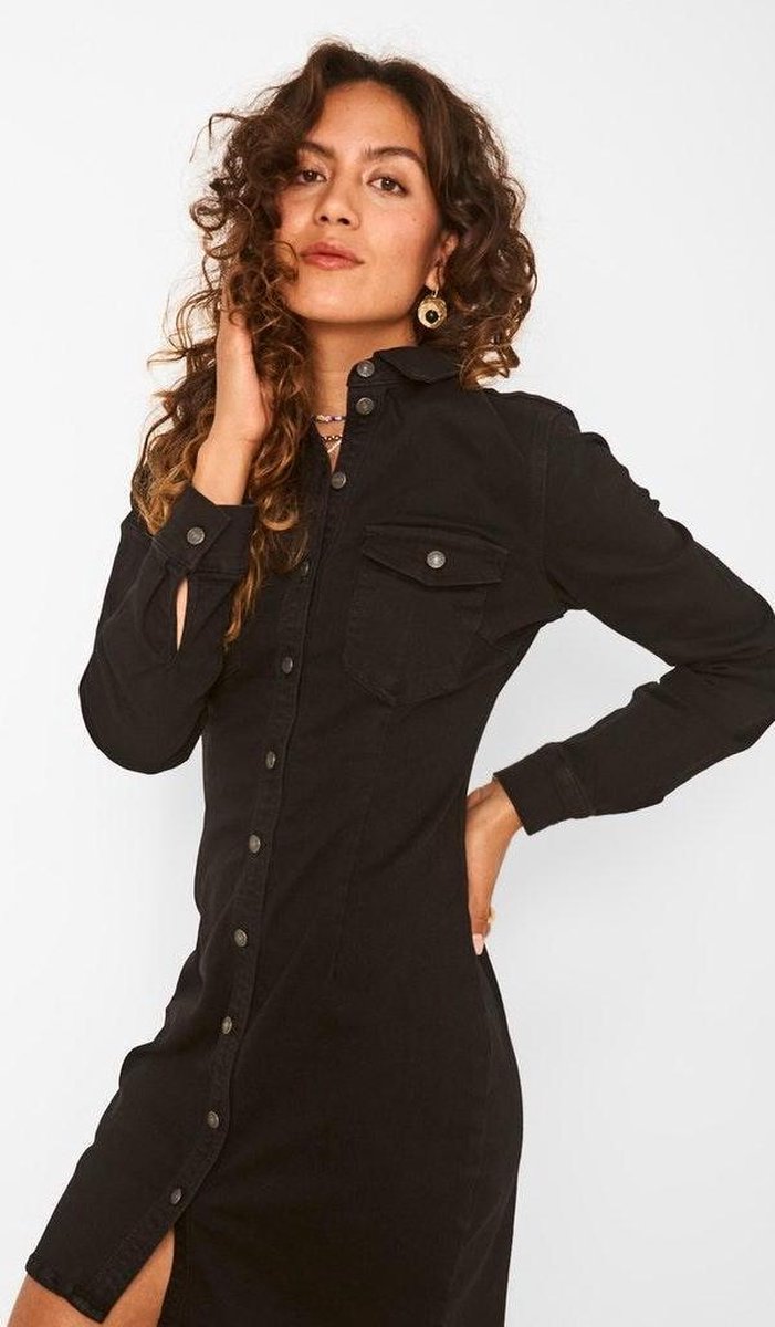 Noisy may  - M - NMJOY L/S DRESS SU033BL  Dames Jurk