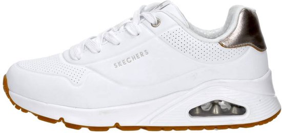 Skechers - maat 33- Uno Gen1 - Shimmer Away Unisex Sneakers - Wit