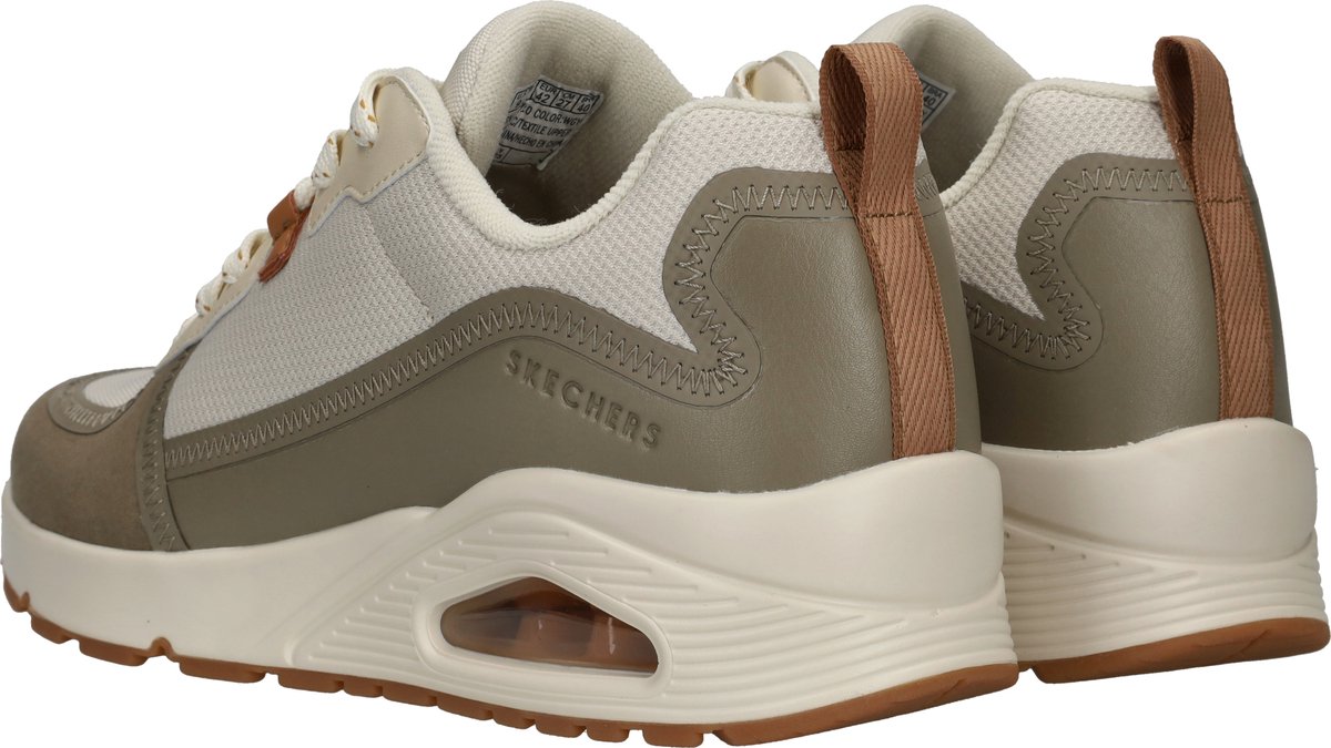 Skechers - maat 45 - UNO - LAYOVER Heren Sneakers - Wit
