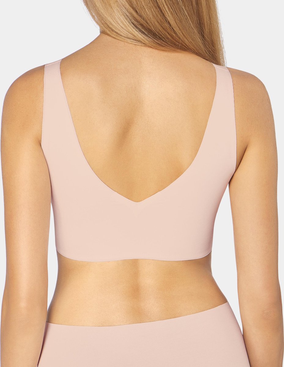 sloggi  - Maat L - ZERO Feel Natural Dames Beha Top - Angora