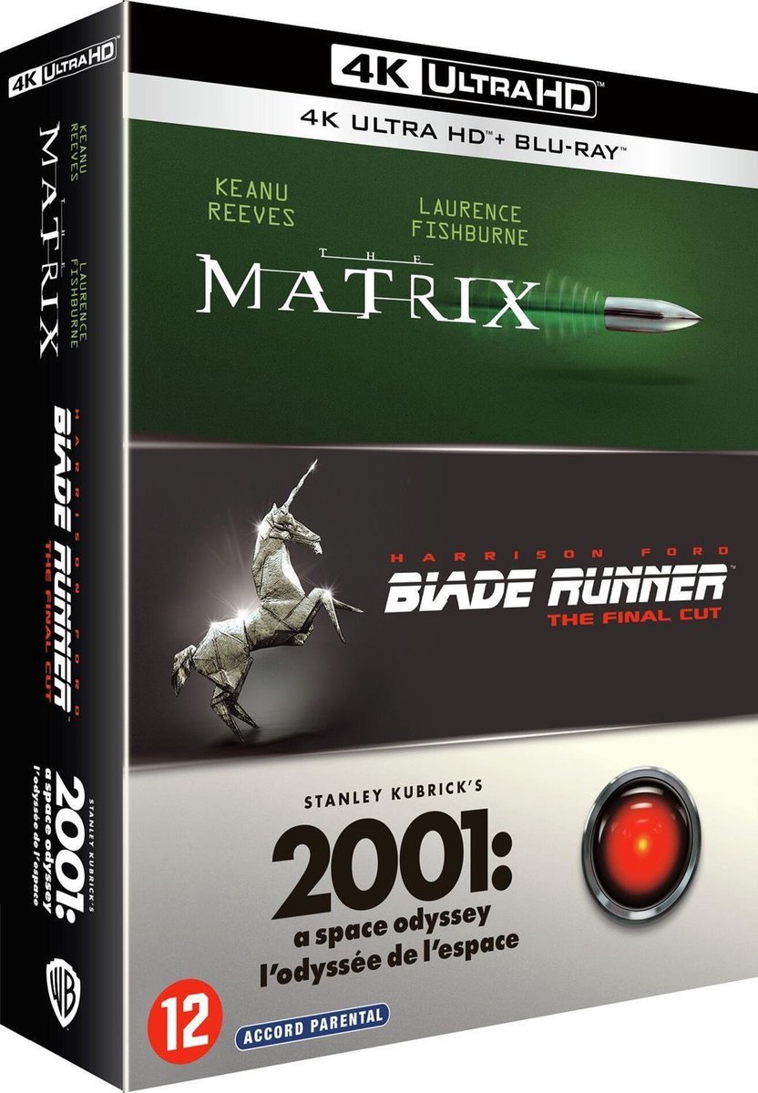 4K Ultra HD, Blu-ray, box set, Matrix, 2001: A Space Odyssey