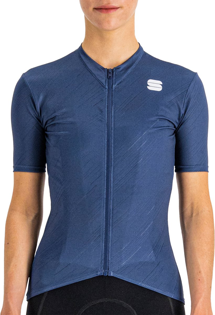 Sportful- Maat M  Flare W Fietsshirt Dames - Blauw