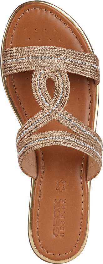 GEOX D SOZY PLUS D - maat 41 - Sandalen - DK GOLD